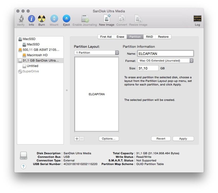 use transmac to make usb installer for mac os x